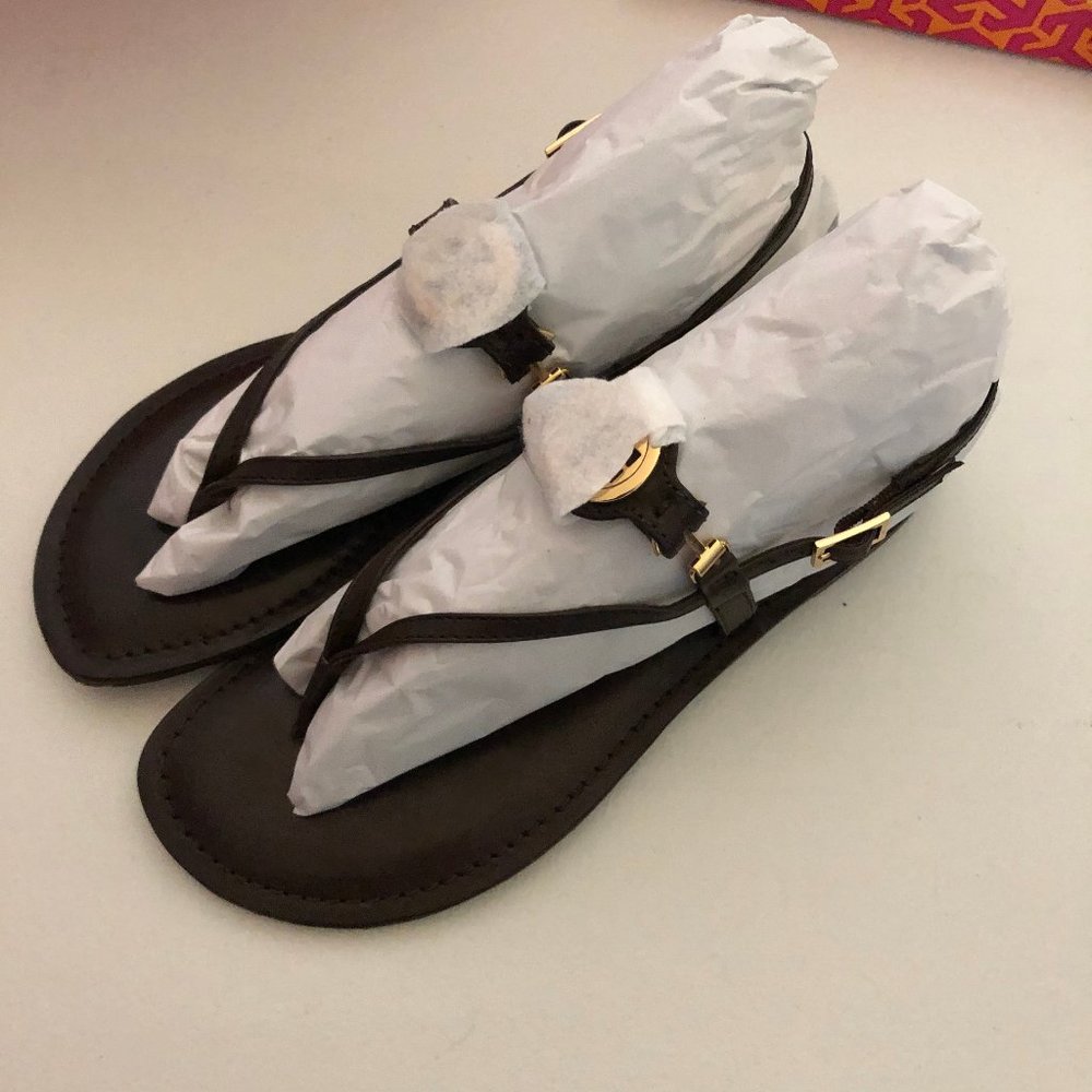 Tory Burch Ali Anteka Baby Leather Sandals